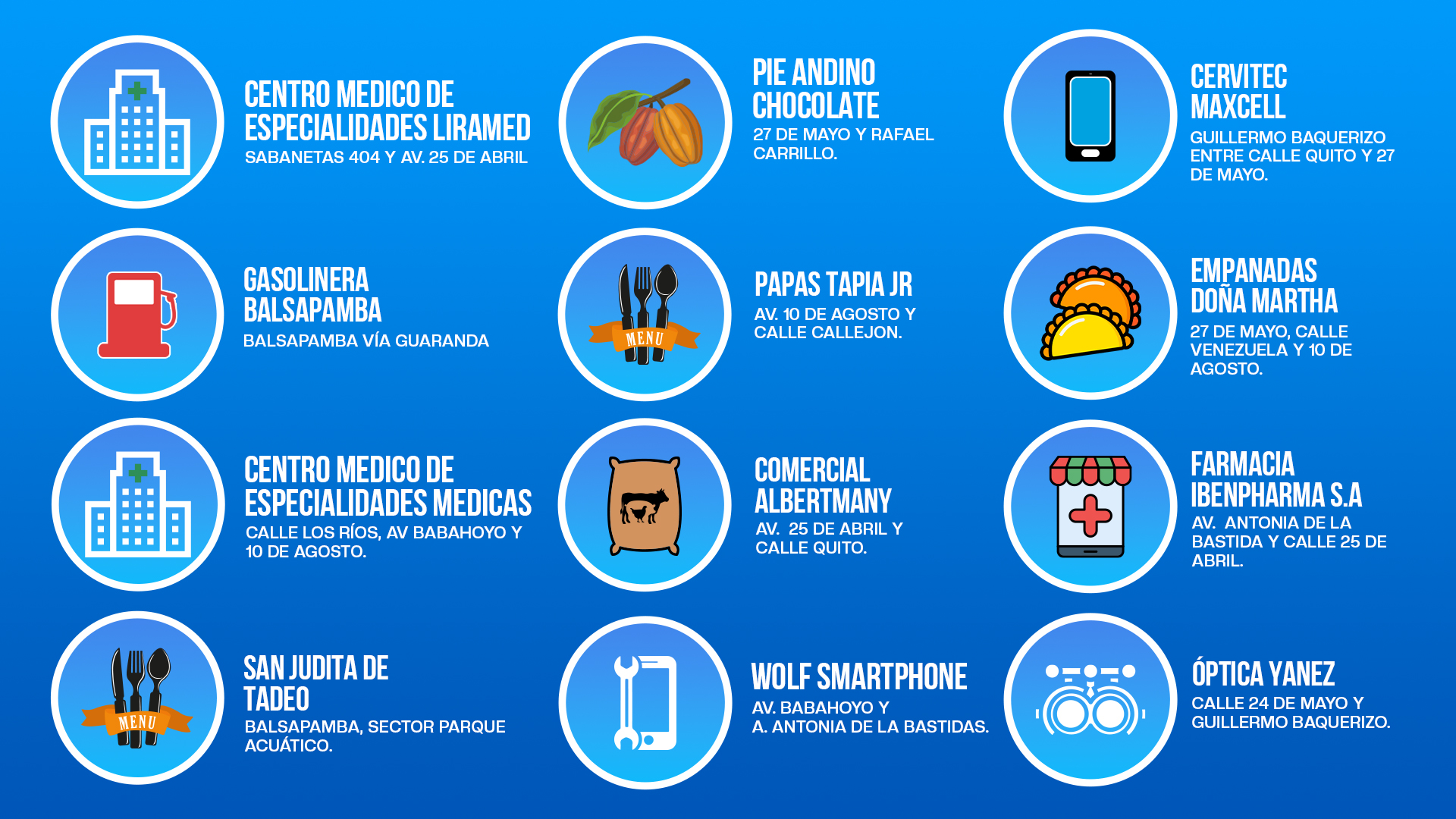 SEXTA COMERCIOS MONTALVO